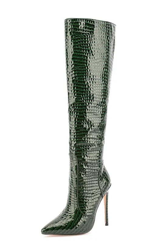 Green Snake Boot
