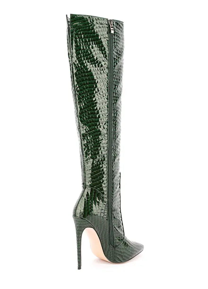 Green Snake Boot