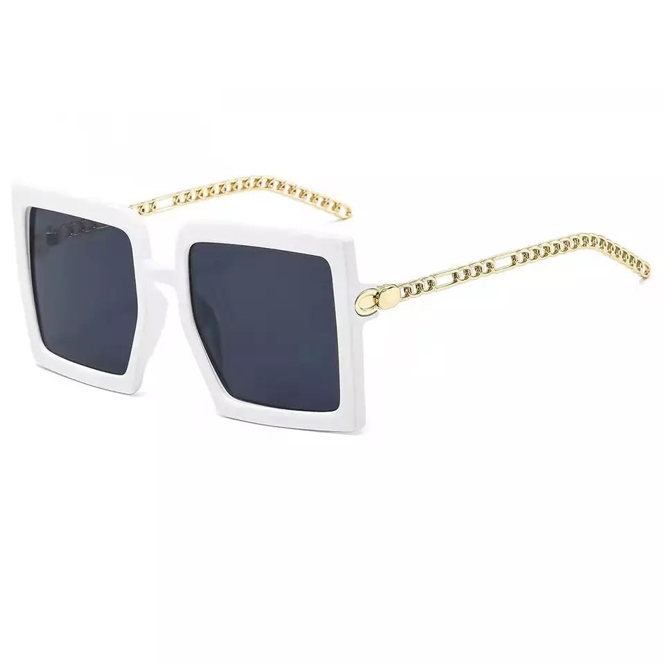 Square Chain Leg Sunglasses